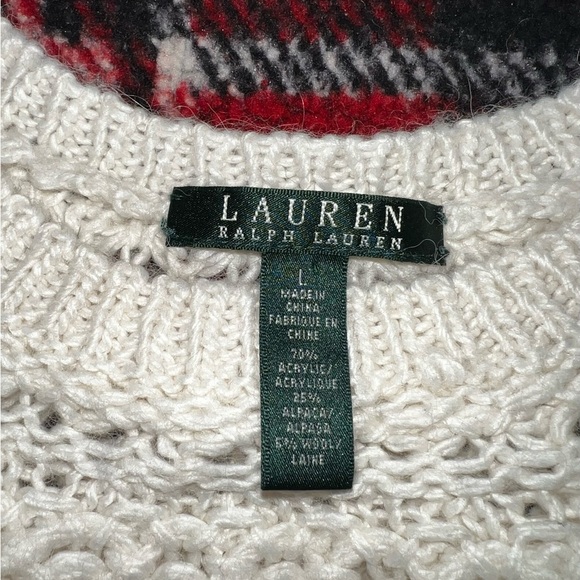 Lauren Ralph Lauren Open Knit Spring Sweater - Ivory - Picture 3 of 3